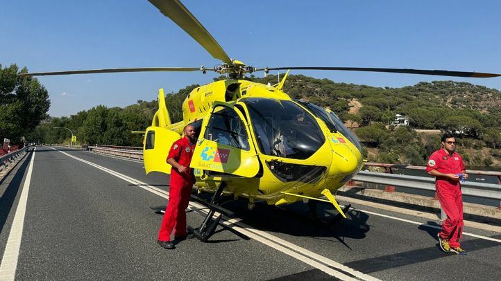 Helicóptero del SUMMA 112