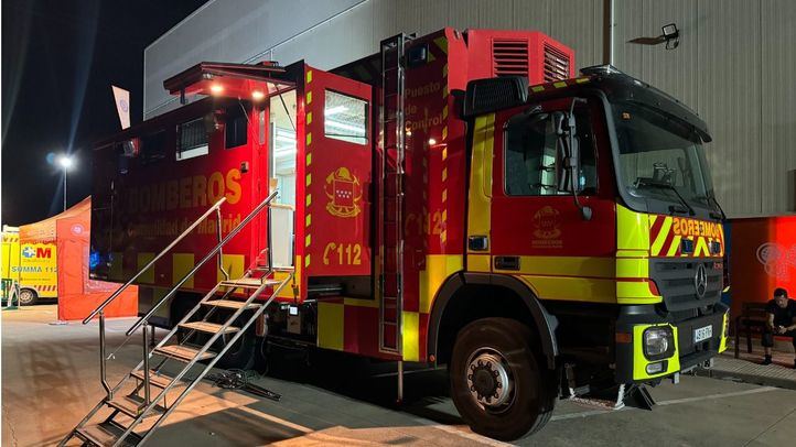 Puesto de control de Bomberos de la Comunidad de Madrid