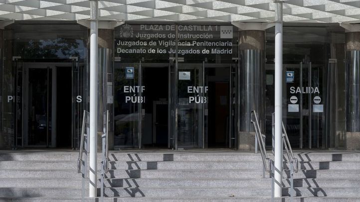 Entrada de los Juzgados de Plaza de Castilla