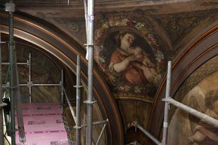 Los frescos del Oratorio de la Casa de la Villa recuperarán su belleza original tras su restauración