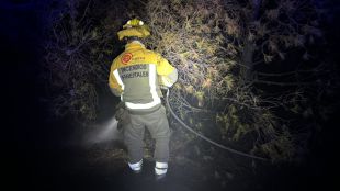 Estabilizado el incendio forestal que obligaba a desalojar varias viviendas en Rivas