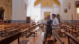 Avanzan los trabajos de restauración de la Iglesia de San Millán y San Cayetano