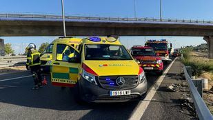 Accidente en la M-50 a la altura de Majadahonda