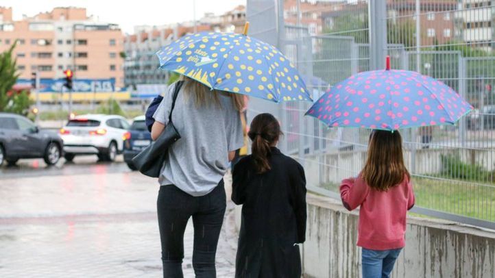 Imágenes de recurso de lluvia en Madrid
