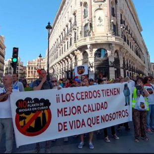 Cubas de la Sagra, marcha contra las macroplantas