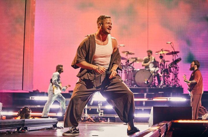 Instantánea del concierto de Imagine Dragons en Massachusetts 2024