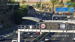 Mañana de atascos en Madrid por dos accidentes sin heridos