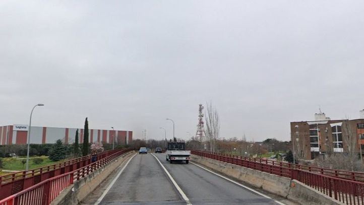 Puente que une los barrios de Leganés de Arroyo Culebro y Valdepelayos