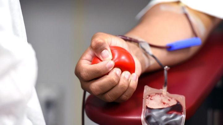 Donación de sangre.