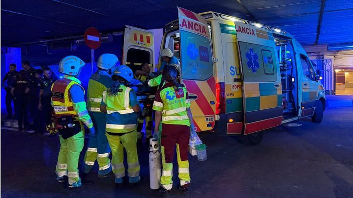 Accidente laboral en la calle Orense de la capital