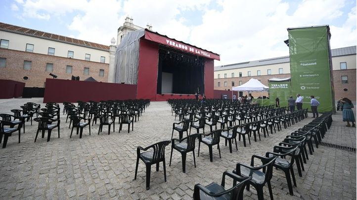 Imagen de archivo de la presentación de los Veranos de la Villa en el patio de Conde Duque