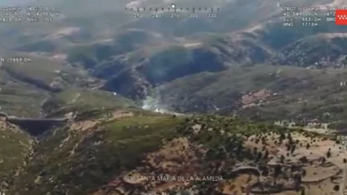 Controlado un incendio de vegetación en Santa María de la Alameda