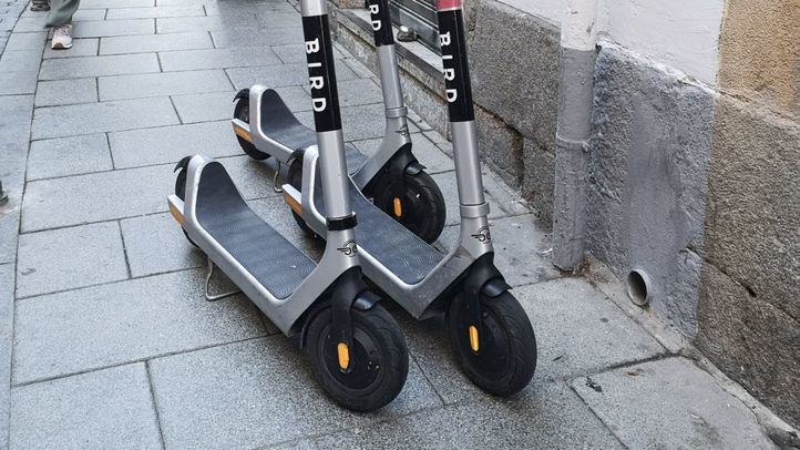 Imagen de archivos de patinetes eléctricos