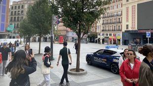 Una falsa alarma obliga a desalojar la plaza Callao de Madrid