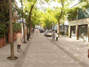 Calles de plataforma única en El Viso para mejorar la accesibilidad