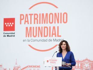 Ayuso presenta una nueva campaña para promocionar las ciudades Patrimonio de la Humanidad