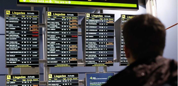 Información de vuelos en Barajas