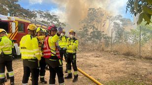 Incendio en un edificio abandonado y ocupado en Tetuán