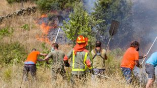 El área quemada en El Molar, entre las zonas declaradas gravemente afectadas por una emergencia de protección civil