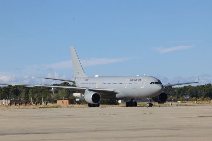 Uno de los aviones de Defensa que han evacuado a los españoles del Líbano