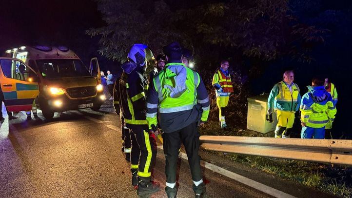 Un motorista fallece en San Lorenzo del Escorial tras un grave accidente de tráfico