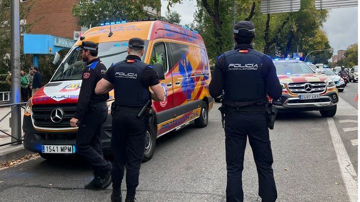 Accidente en Chamartín