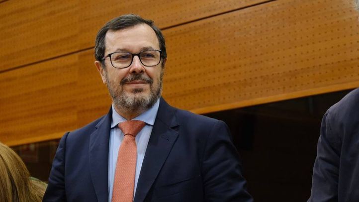 José Antonio Fúster en el Pleno de la Asamblea de Madrid