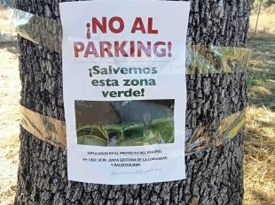 Protestas vecinales por las obras del nuevo aparcamiento en Algete: "Van a talar más de 50 encinas"