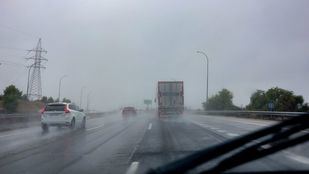 Cortada la carretera de Húmera con la M-508