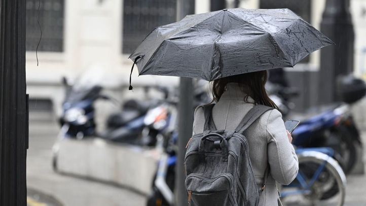 Lluvia en Madrid