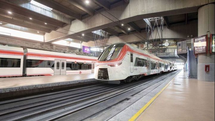Trenes de Cercanías en Atocha