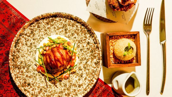 Algunos de los platos de la gastronomía india