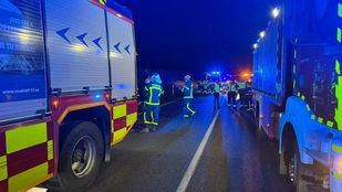 Trágico accidente en la M-108 deja un muerto y varios heridos en Ajalvir