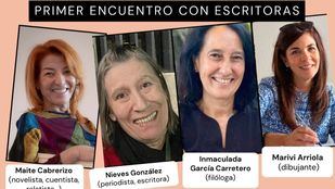 Filandón literario en una residencia de mayores con tres escritoras