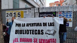 Movilización vecinal por la reapertura de la Biblioteca Manuel Alvar