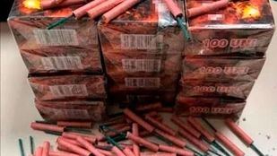 Confiscadas 240.000 unidades de material pirotécnico tras varias inspecciones