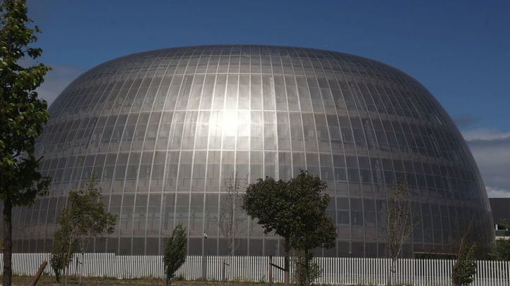 Fachada del edificio de la Ciudad de la Justicia de Madrid
