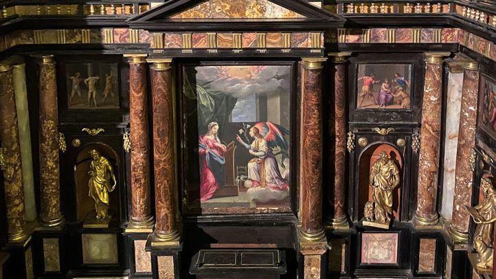 Relicario del monasterio del Santísimo Sacramento en Boadilla del Monte