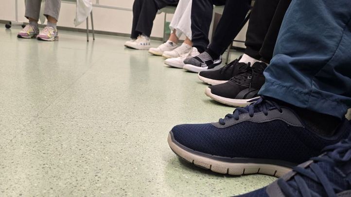 Un plano detalle de la sesión del Programa Ulises para pacientes con trastornos impulsado por el Hospital 12 de Octubre