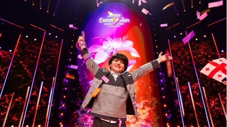Andria Putkaradze, representante de Georgia y ganador de Eurovisión Junior 2024, se ha mostrado feliz tras alzarse con el trofeo de la XXII edición del certamen infantil, que ha acogido Madrid por primera vez en su historia.