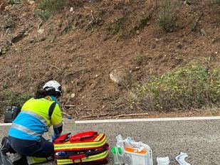 Fallece un motorista de 50 años tras la colisión de dos vehículos en Bustarviejo