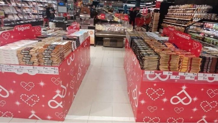 Campaña de Navidad en las tiendas de Eroski