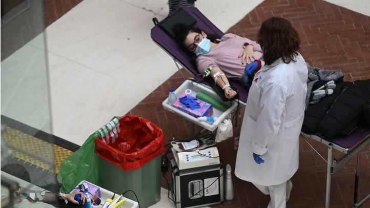 Imagen de archivo de un maratón de sangre