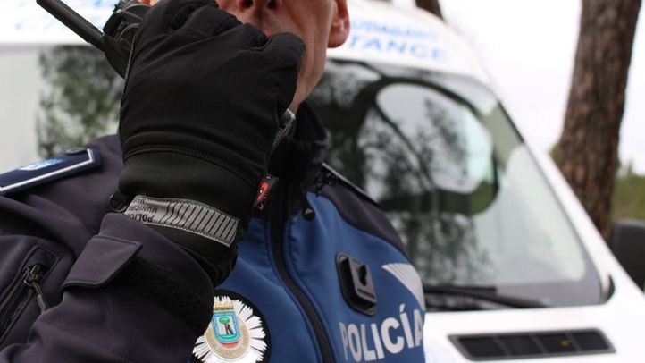 Efectivo de la Policía Municipal en las calles de Madrid