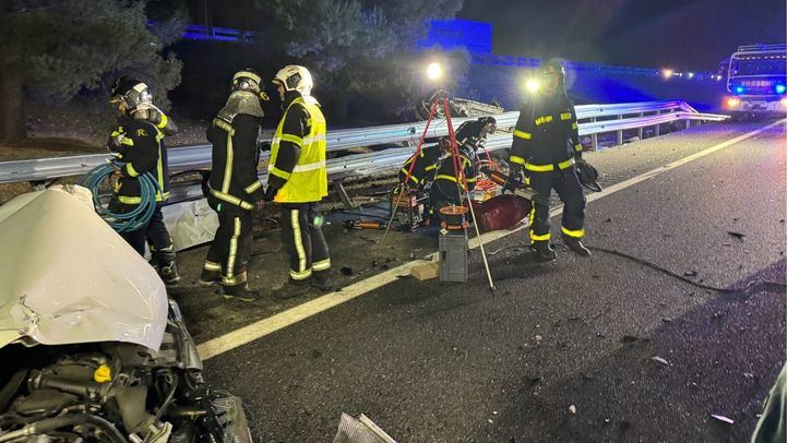 Accidente múltiple en la A-3