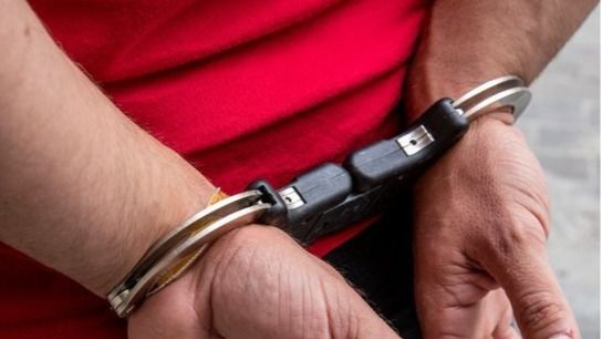 Imagen de archivo de un arrestado.