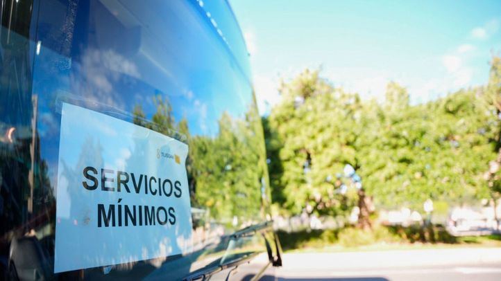 Servicios mínimos por la huelga en transporte de autobuses