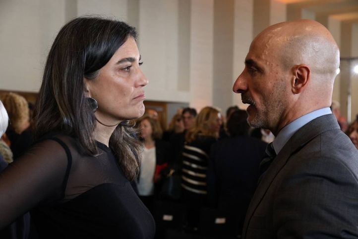 Manuela Bergerot (Más Madrid) y Jesús Celada (PSOE)