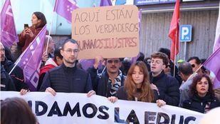 Manifestación en defensa de la universidad pública en Madrid