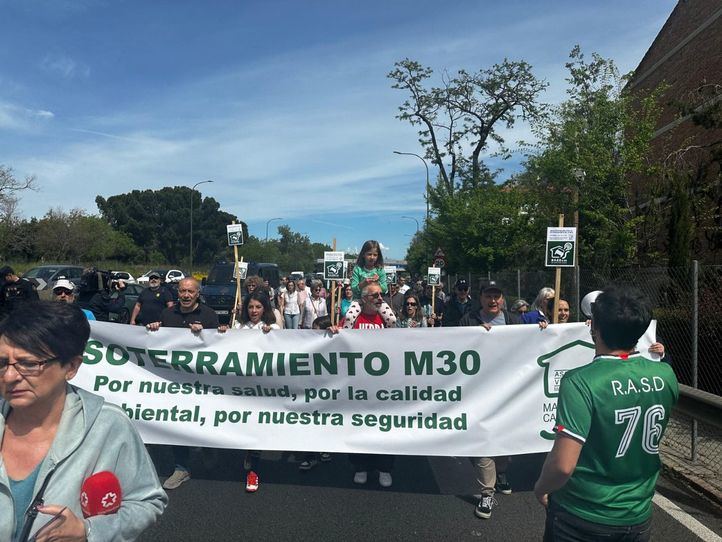 Barrio sonoro y soterramiento de la M-30: vecinos de Manzanares, en guerra con el Ayuntamiento